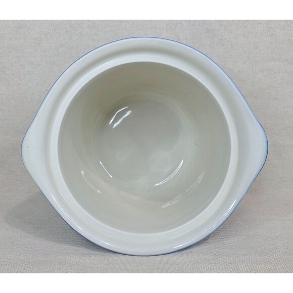 Hall Pottery Cobalt Blue Utility Bowl – #474 (1940s–1950s, USA, No Lid) - Picture 3 of 9